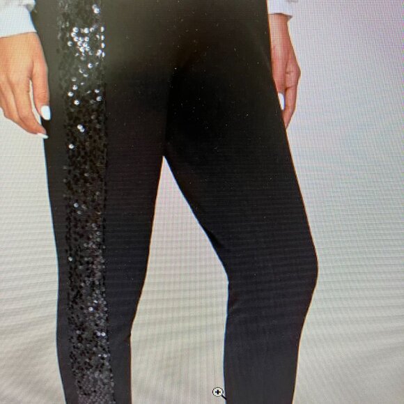 New Without Tags Embellished Pull Up Pants Size XL - Picture 2 of 3